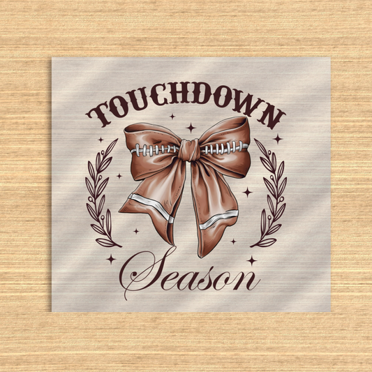 Touch Down Season Bow Dtf transfer