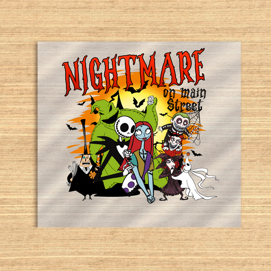 Nightmare on Main Street Jack and Friends Dtf transfer