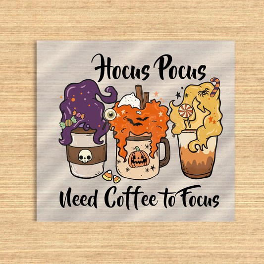 Hocus Pocus Coffer cups Dtf transfer