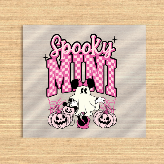 Spooky Mini Minnie Dtf transfer