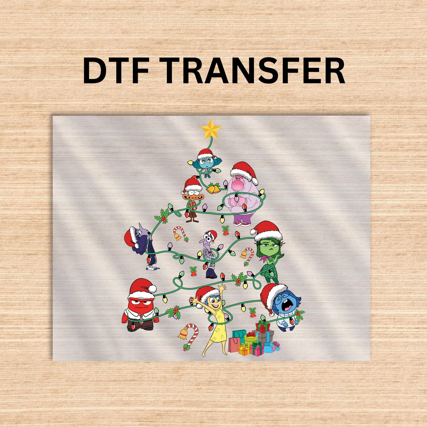 Inside out style Dtf transfer