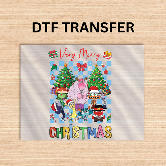 Inside out style 6 Dtf transfer