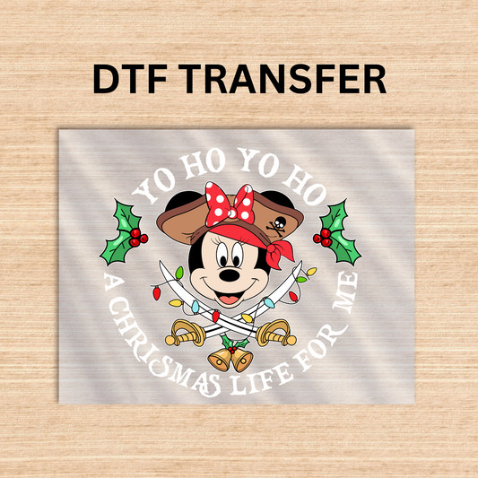 Minnie pirate Dtf transfer