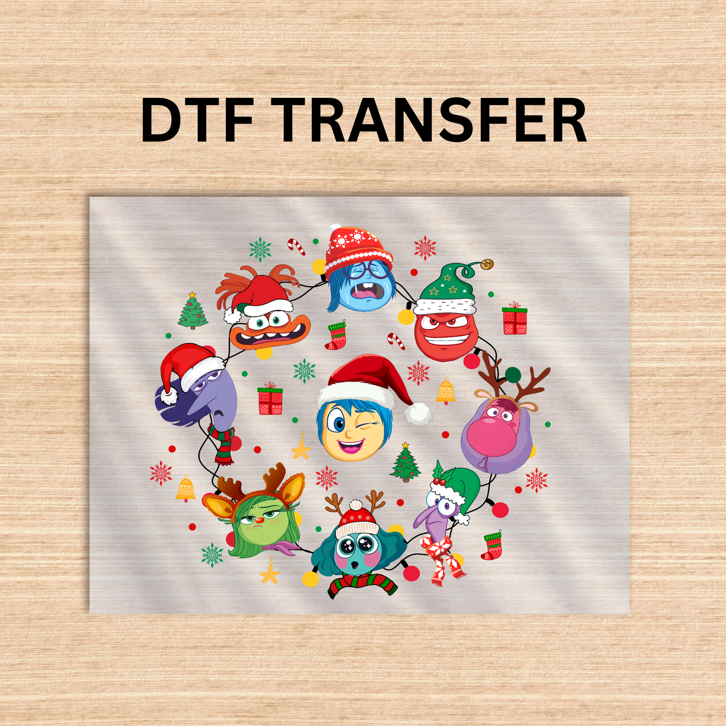 Inside out style 2 Dtf transfer