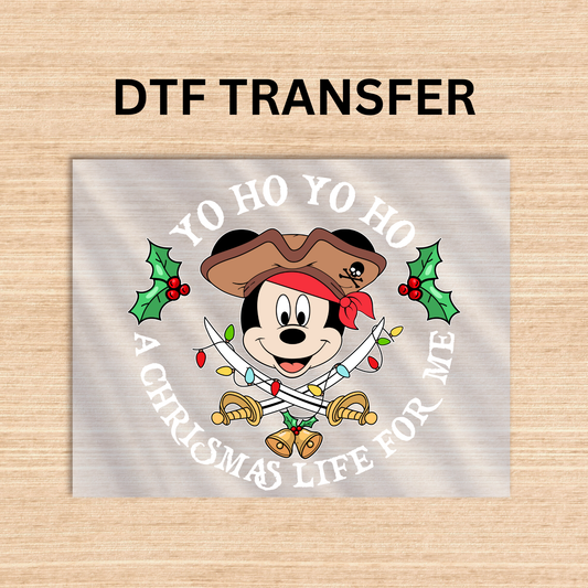 Mickey pirate Dtf transfer