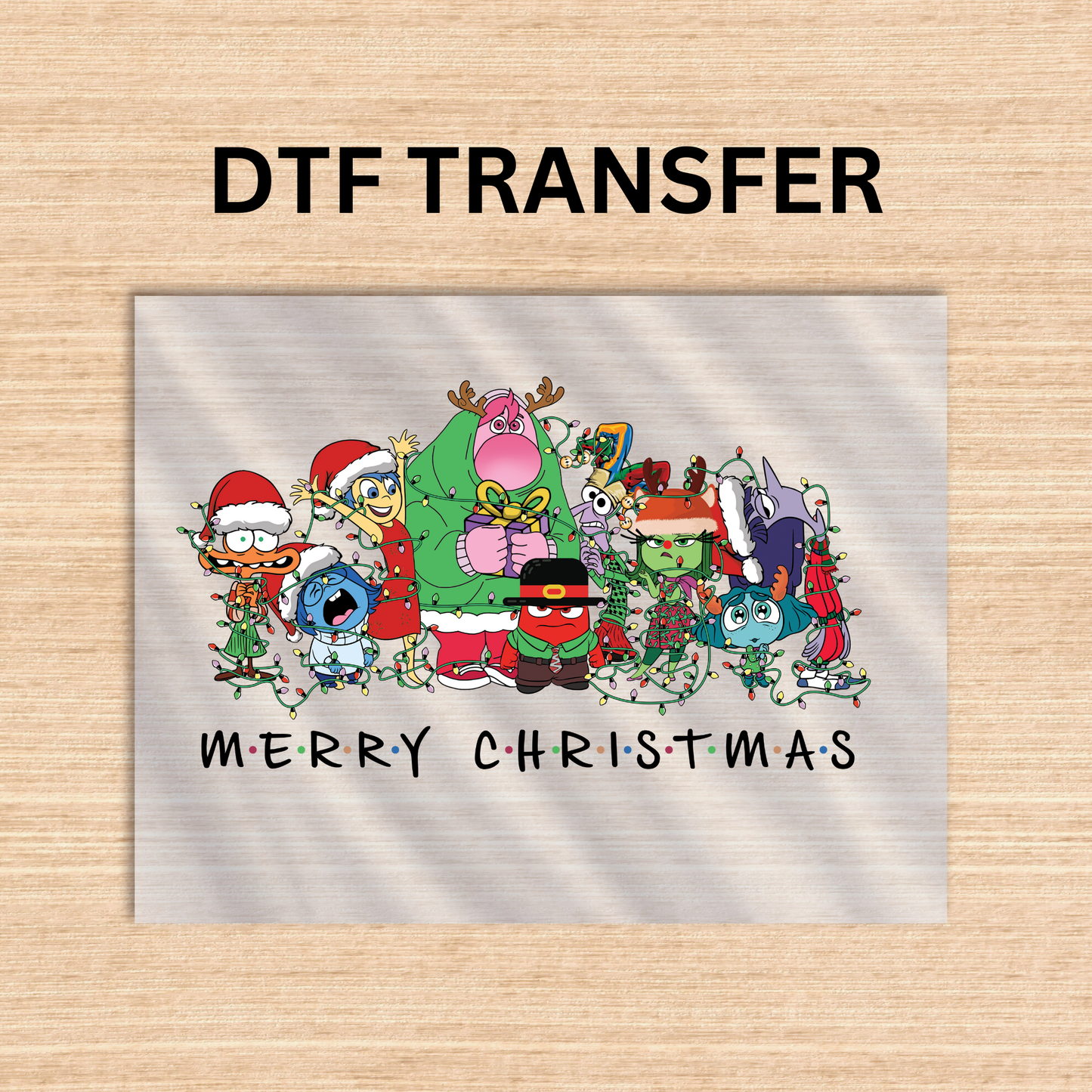 Inside out style 4 Dtf transfer